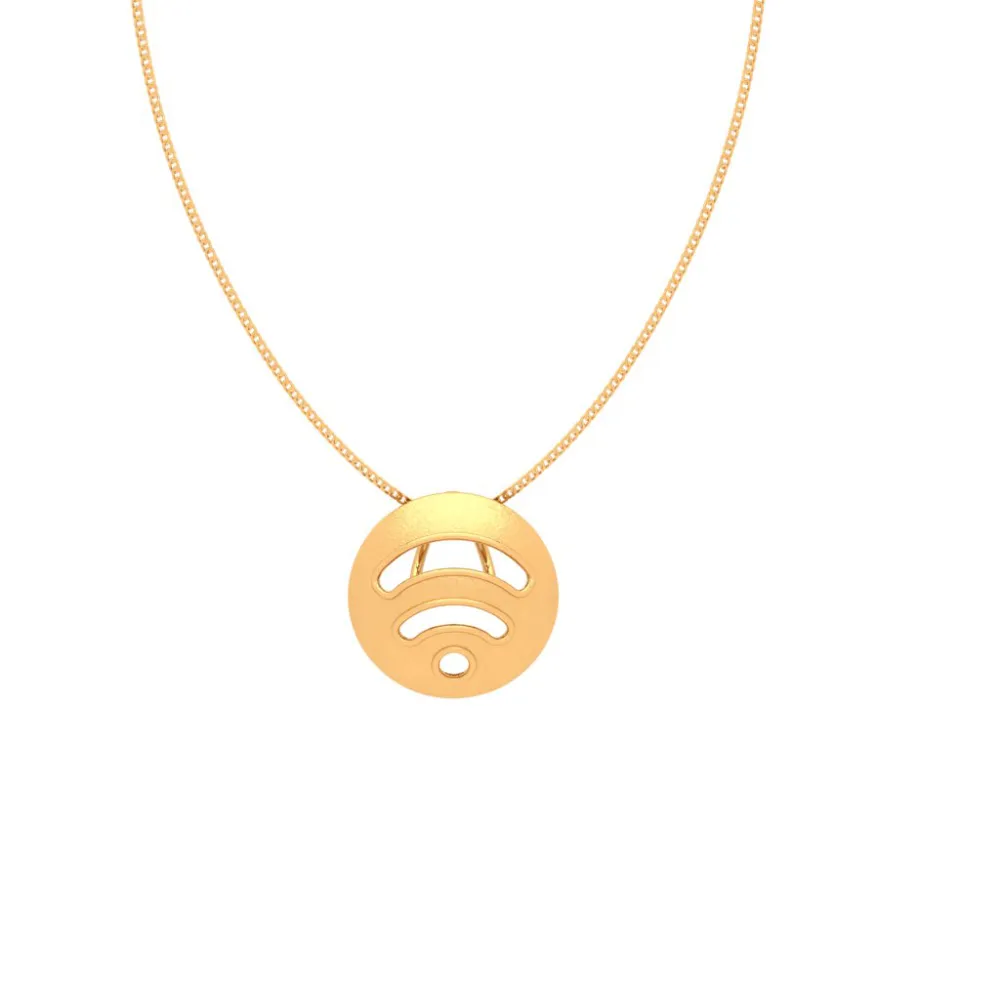 14KT Gold Locket Design For Ladies From Online Exclusive