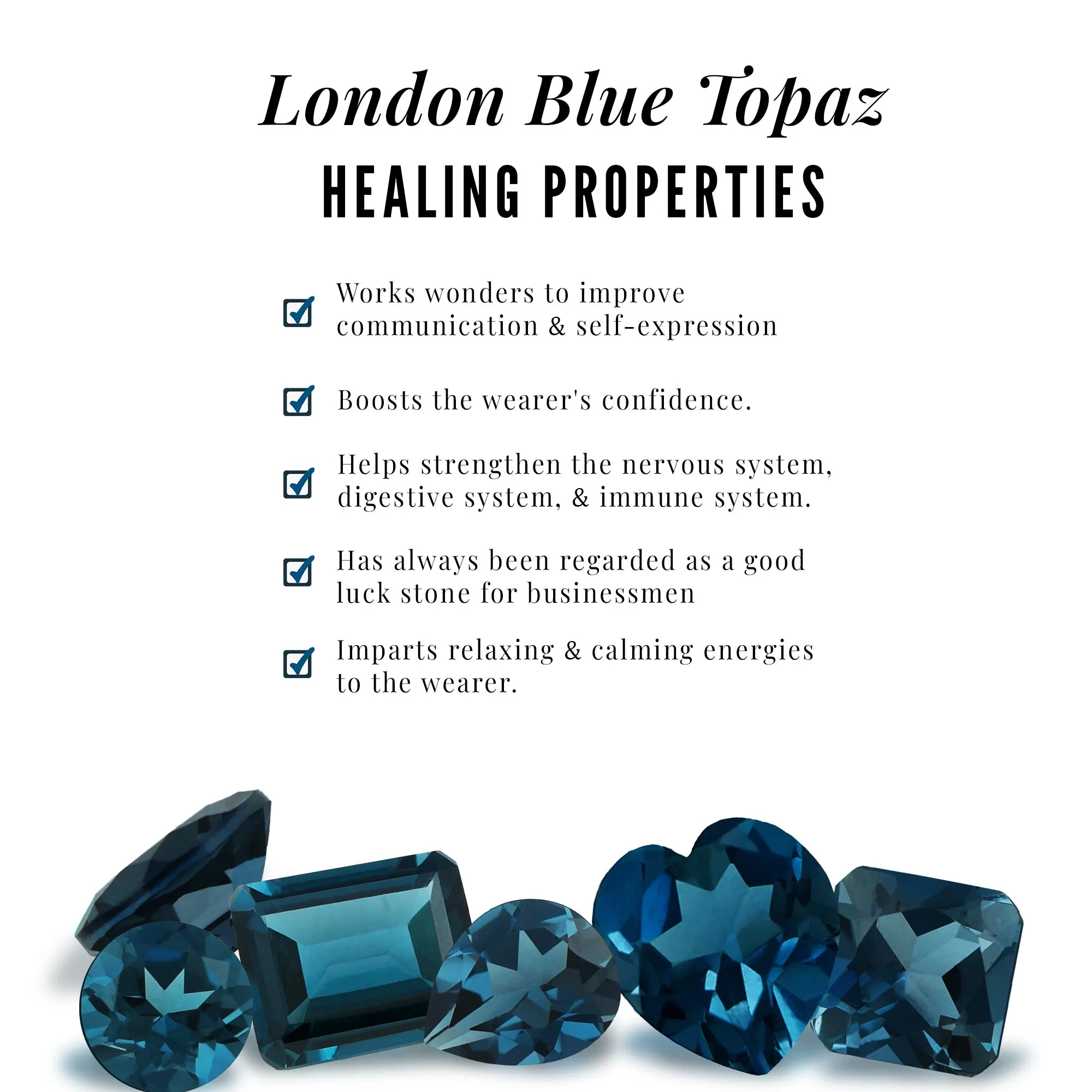 2 CT London Blue Topaz and Diamond Teardrop Stud Earrings