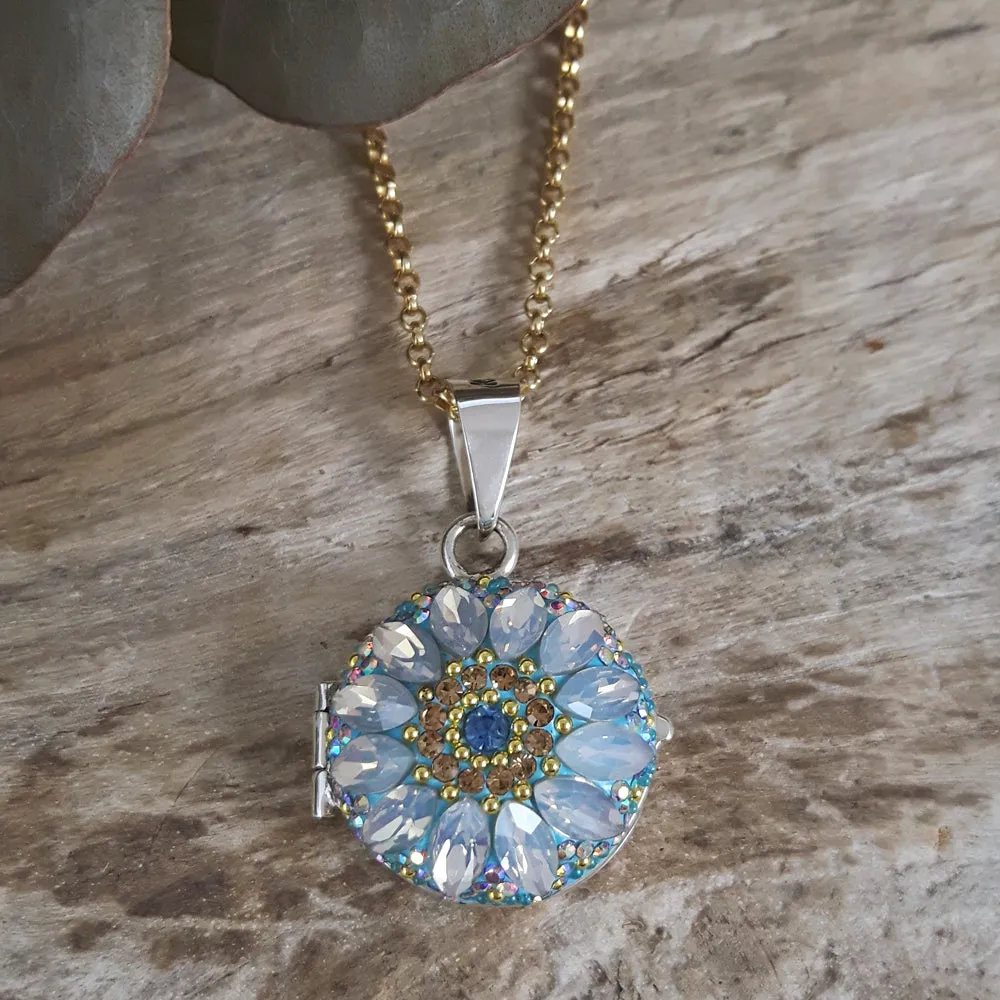 Allegra Daisy Dream Turquoise Locket