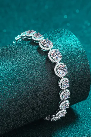 *APP EXCLUSIVE* 925 Sterling Silver 10.4 Carat Moissanite Bracelet