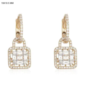 Beautiful Allure Diamond Drop Earrings