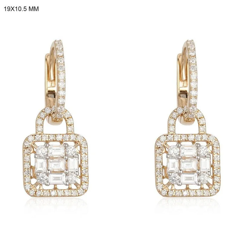 Beautiful Allure Diamond Drop Earrings
