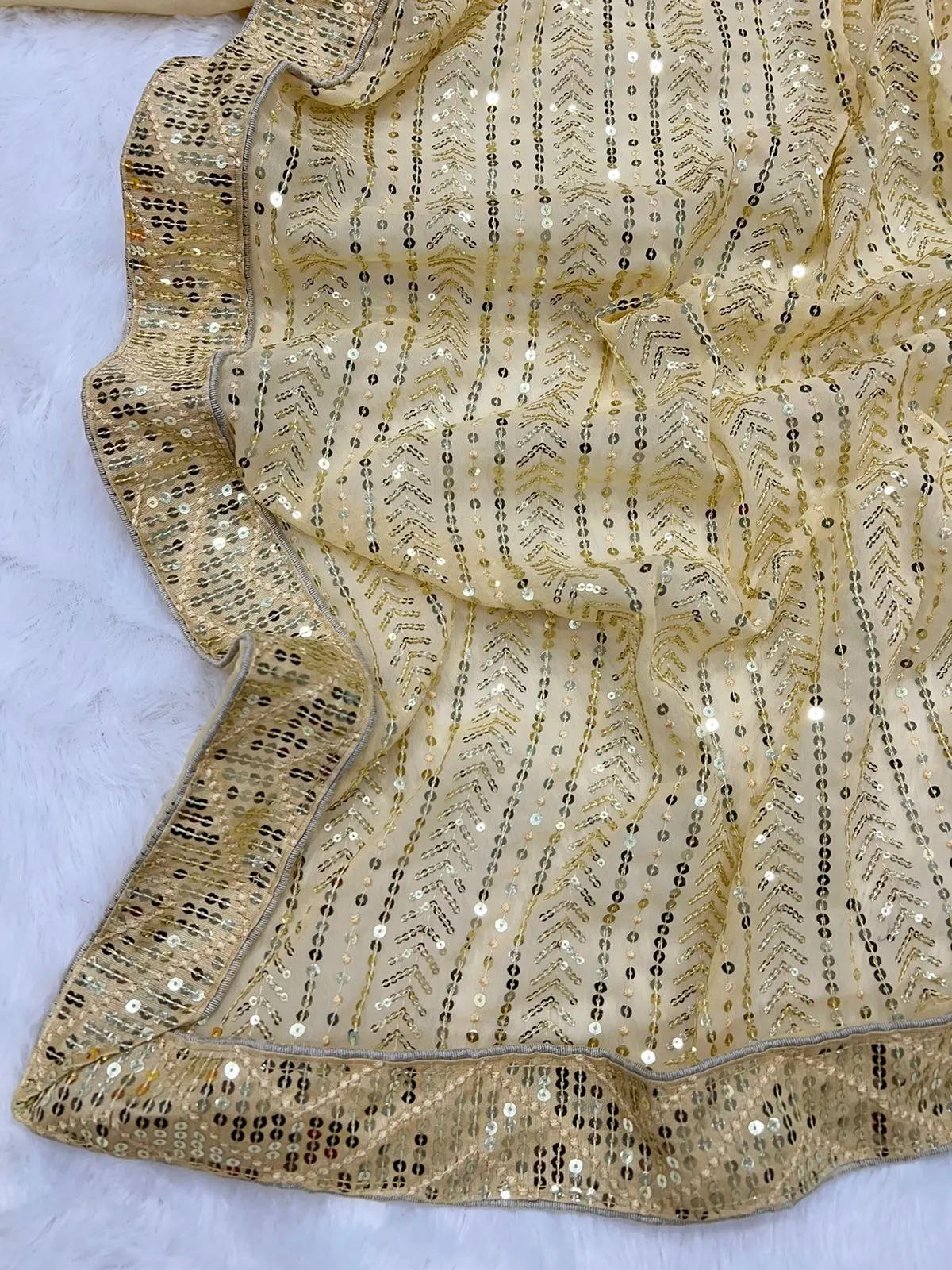 BEAUTIFUL DESIGNER SEQUENCE SAREE COLLECTION