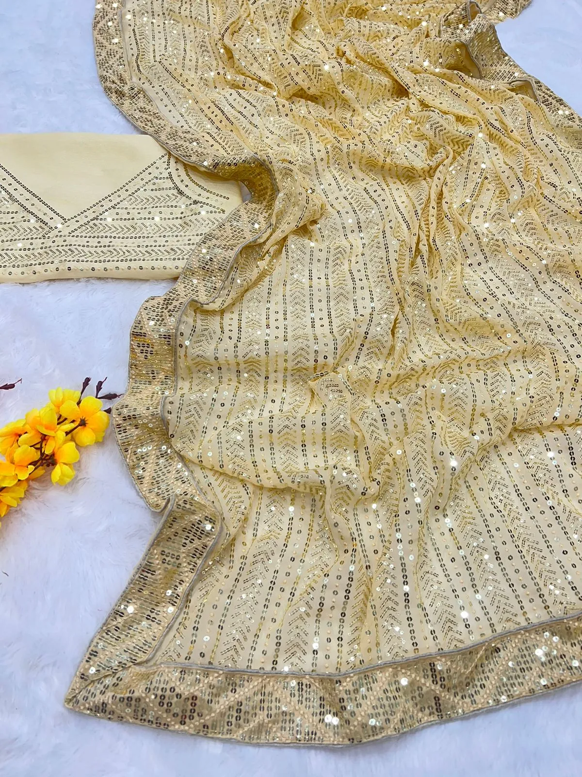 BEAUTIFUL DESIGNER SEQUENCE SAREE COLLECTION