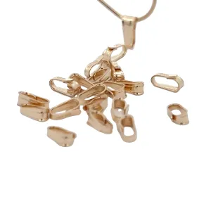Elegant 14K Gold Filled  Small Locket Bails.