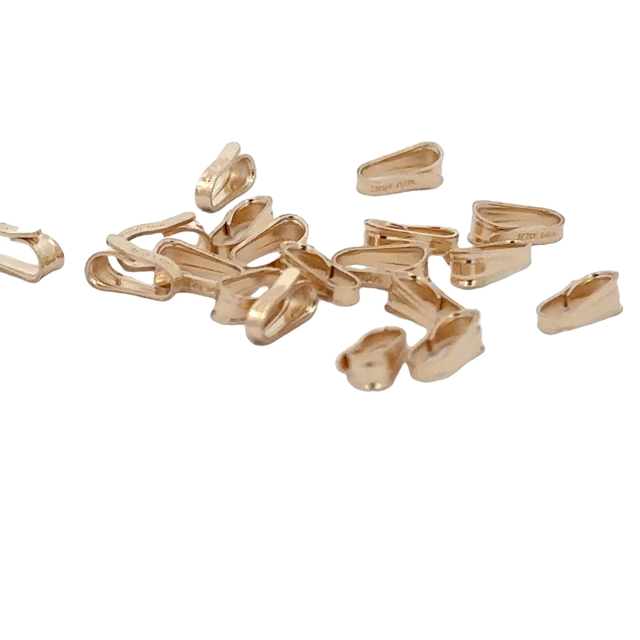 Elegant 14K Gold Filled  Small Locket Bails.