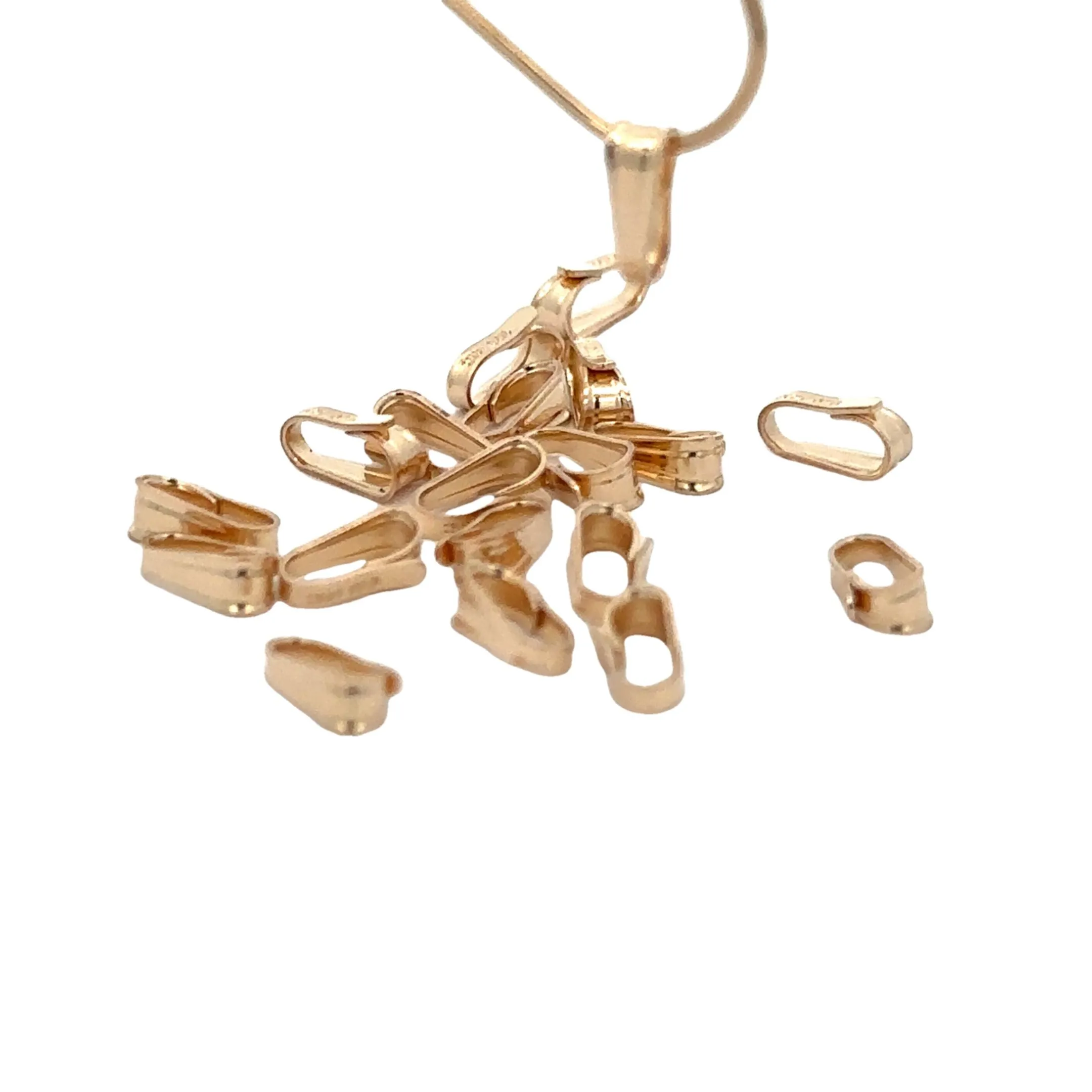 Elegant 14K Gold Filled  Small Locket Bails.