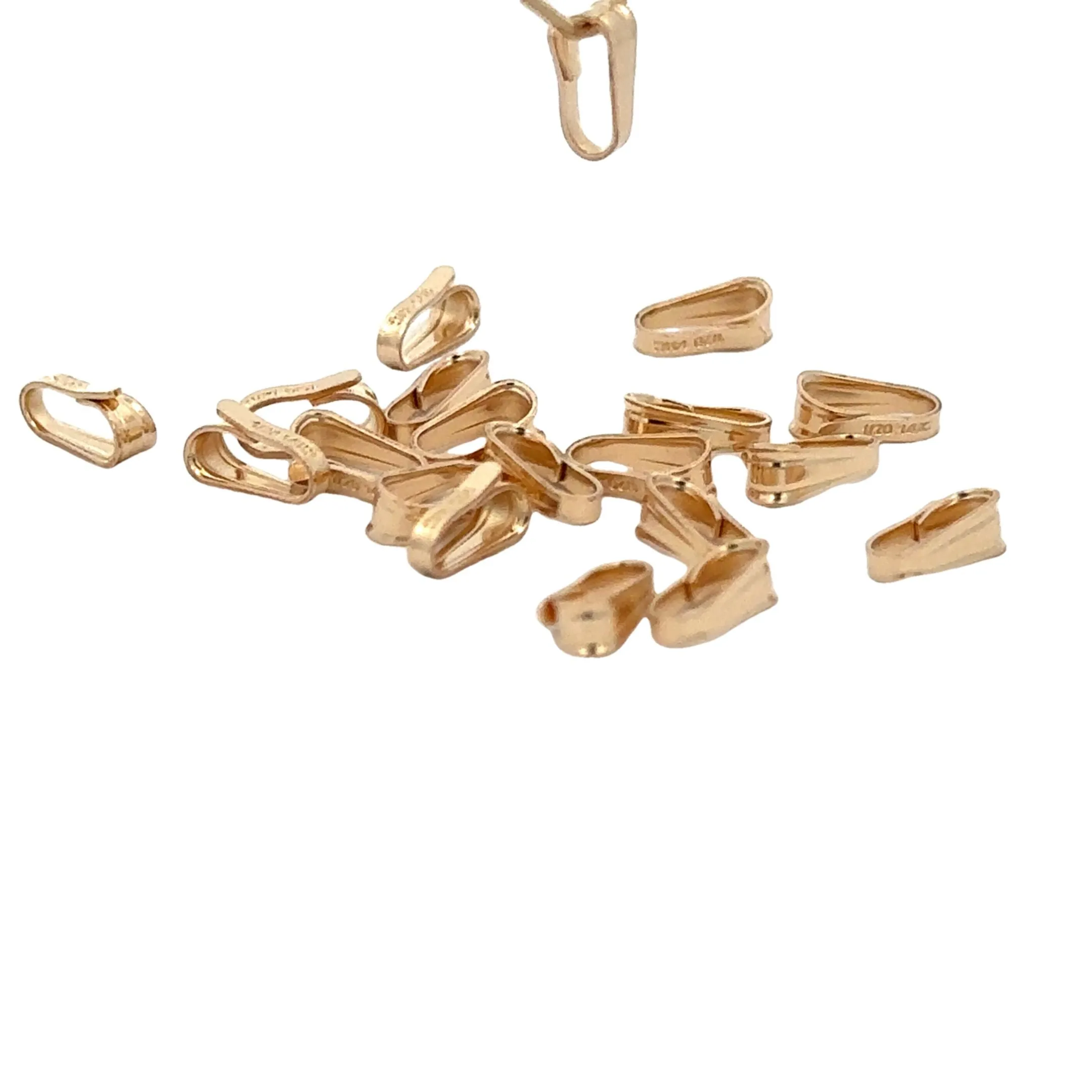Elegant 14K Gold Filled  Small Locket Bails.