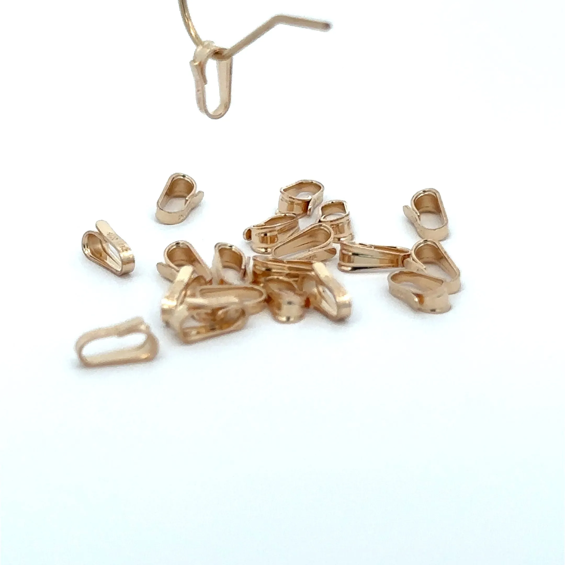 Elegant 14K Gold Filled  Small Locket Bails.