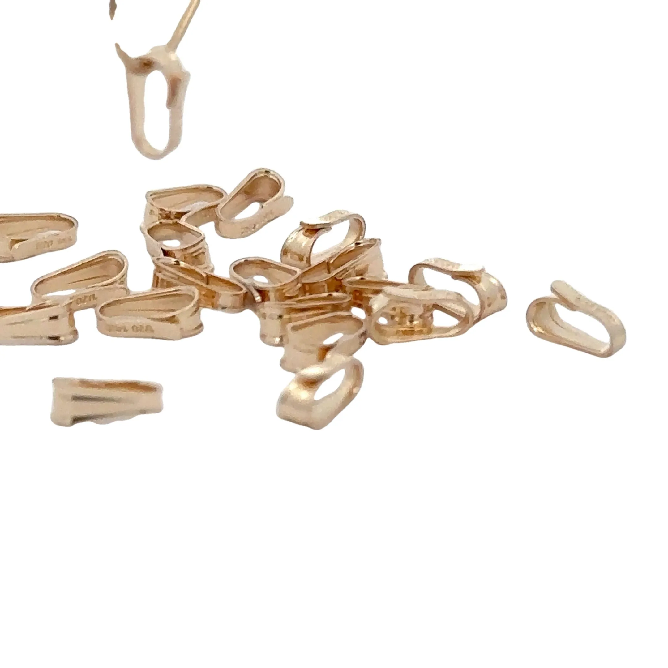 Elegant 14K Gold Filled  Small Locket Bails.