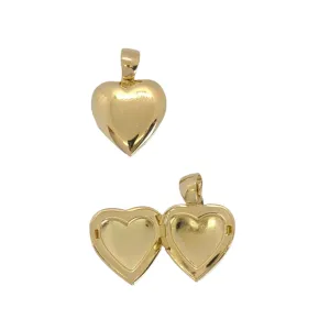 Gold Filled 18KT Smooth Heart Locket