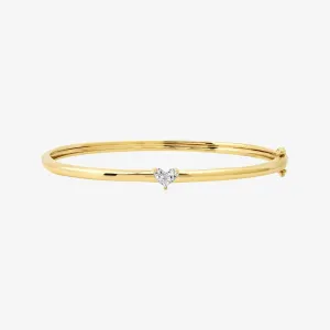 Heart Bangle Bracelet