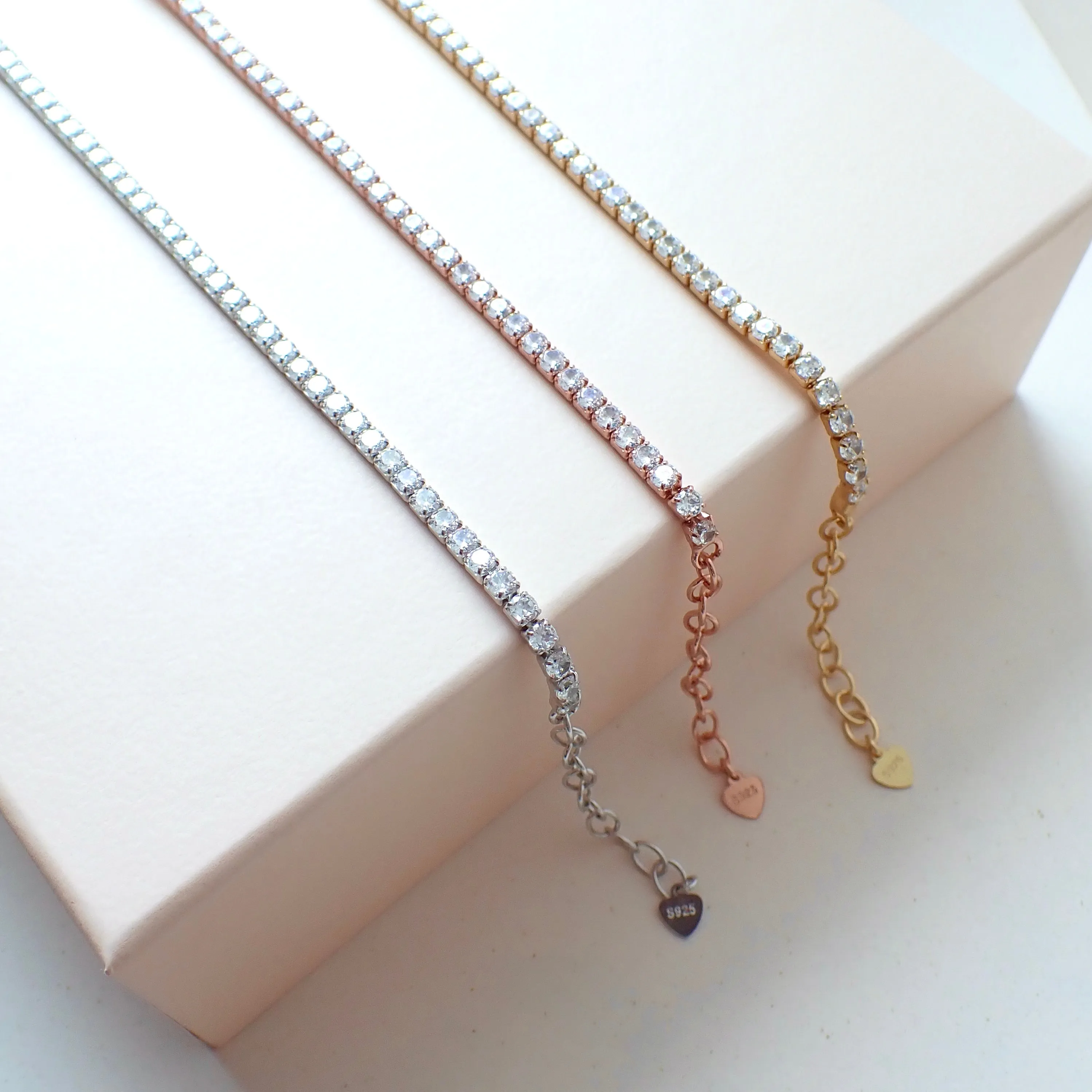 Laureen Tennis Bracelet 925 Silver