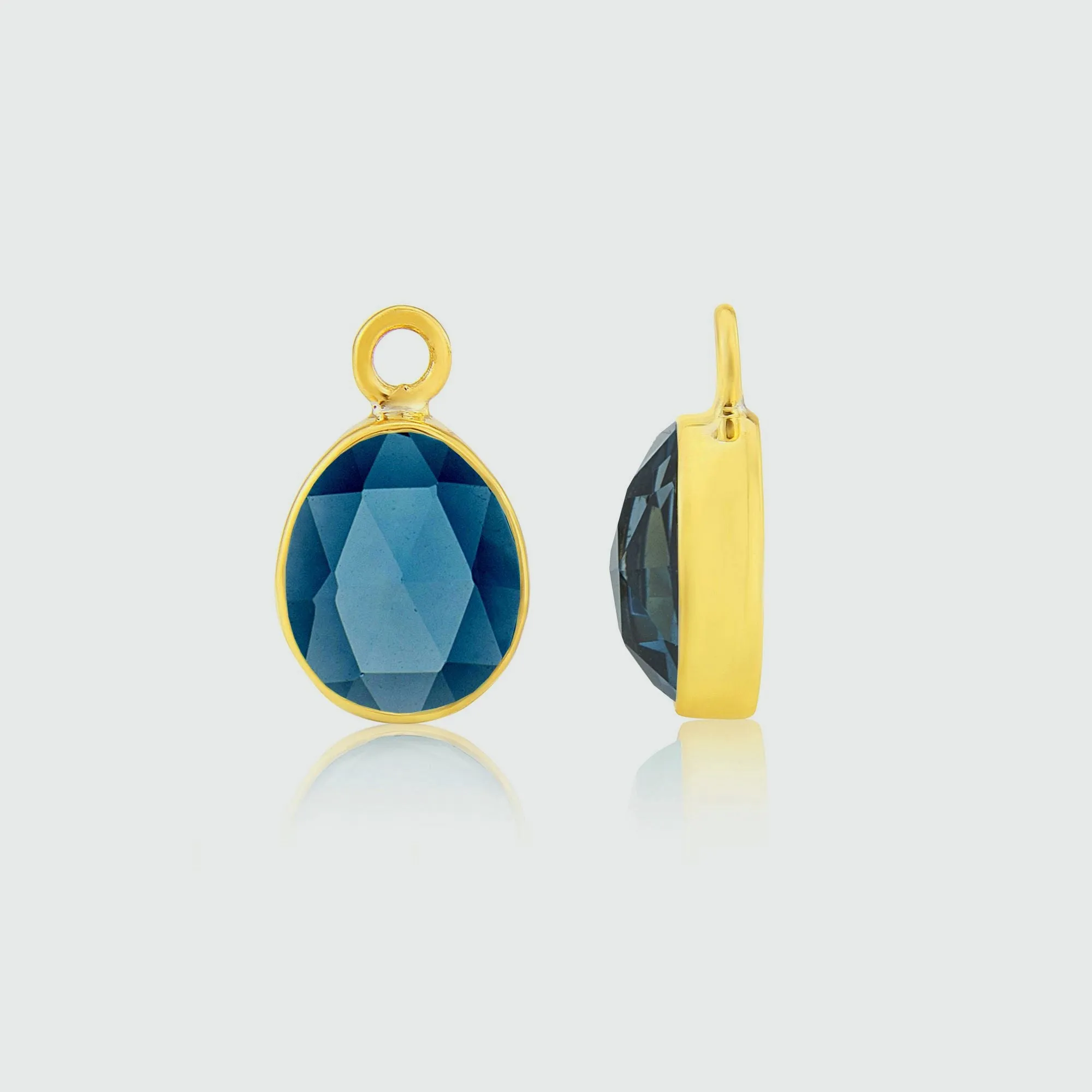 Manhattan Gold & London Topaz Interchangeable Gemstone Drops