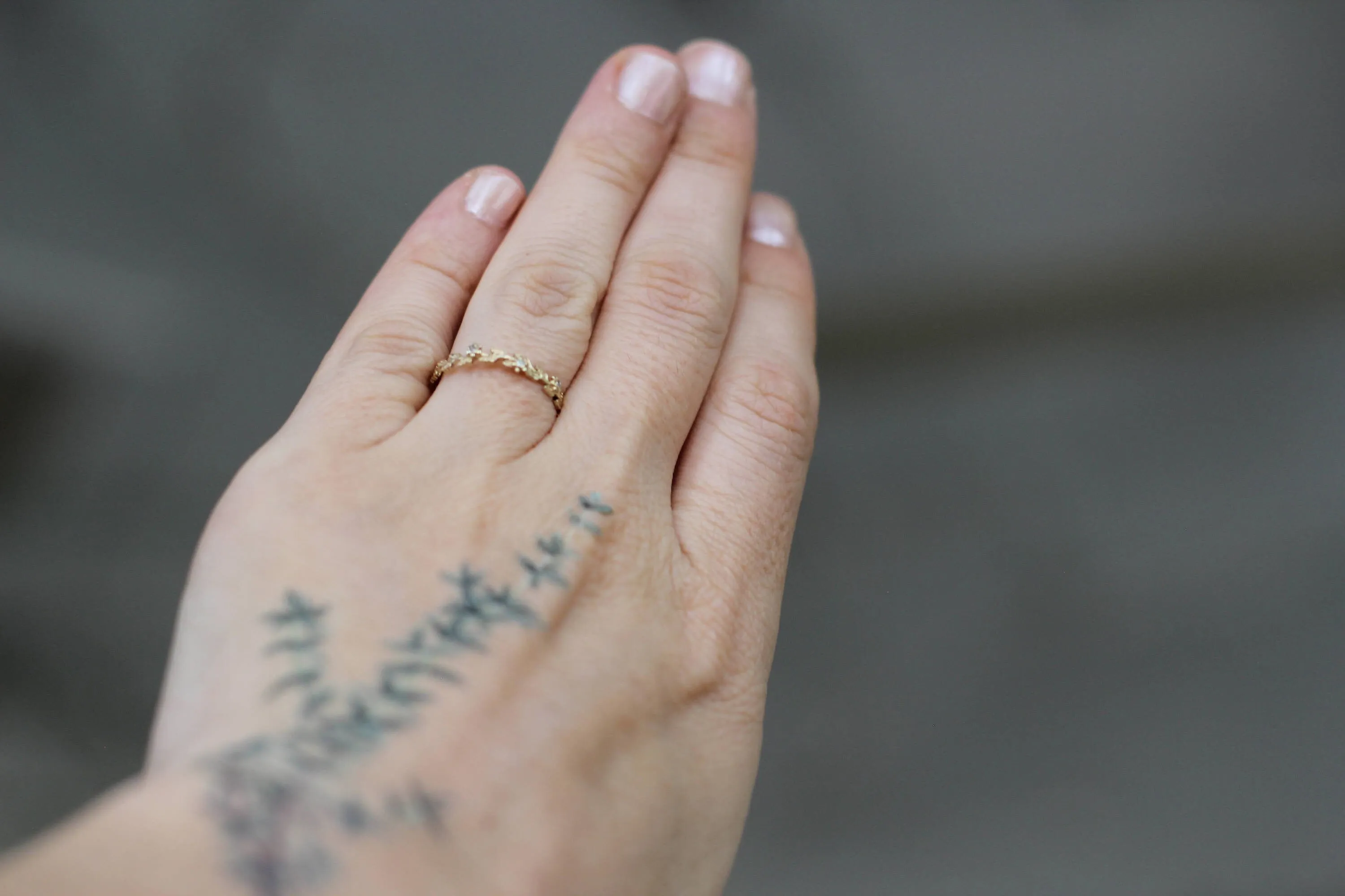 Preorder* Laurel Wreath Diamonds Ring