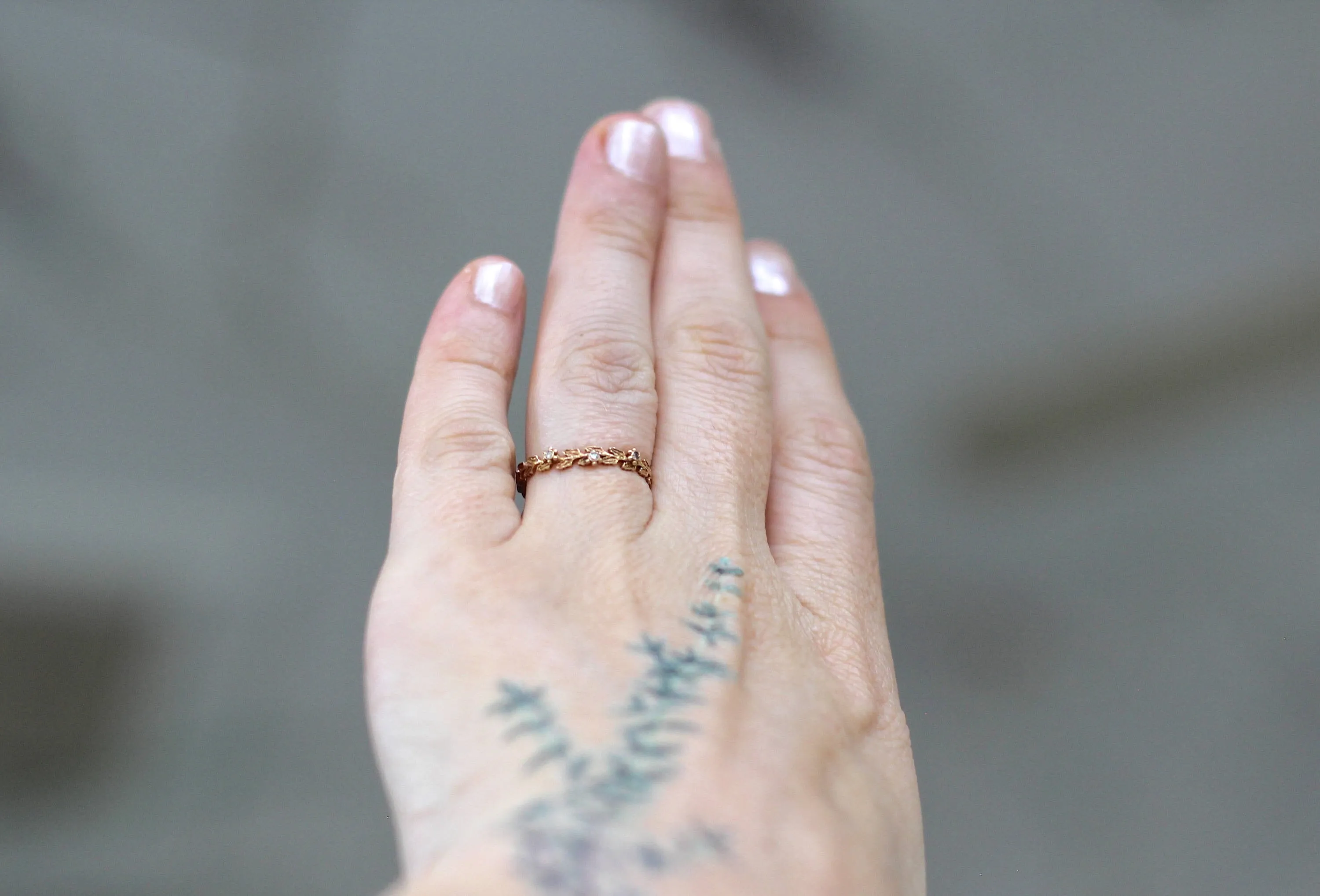 Preorder* Laurel Wreath Diamonds Ring