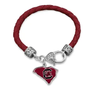 SOUTH CAROLINA GARNET STATE OF MINE BRACELET