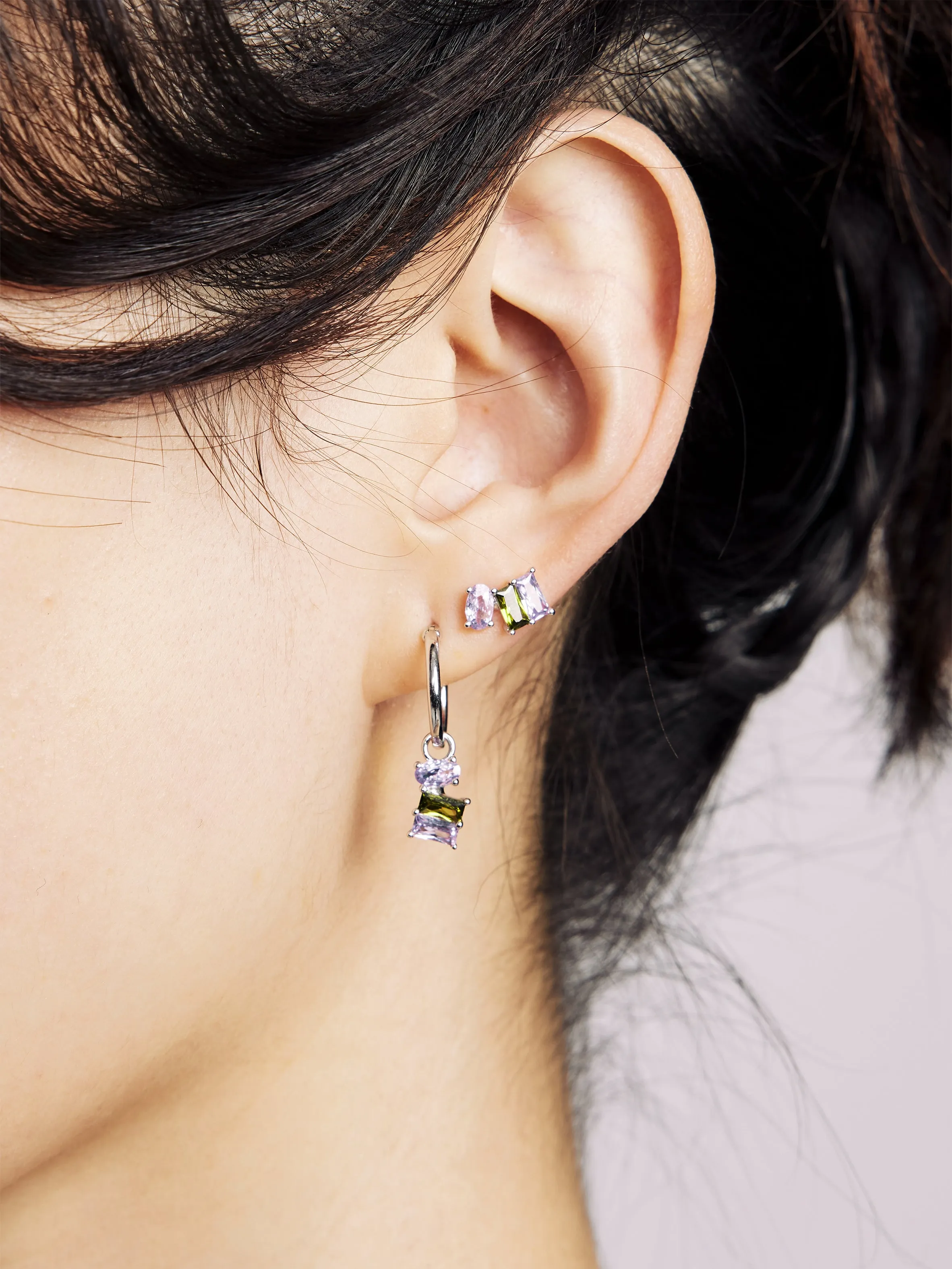 Unbound Charm Hoop Earrings