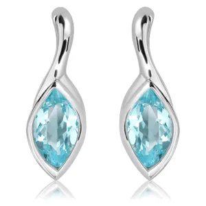 Unique & Co ME-986BT Sterling Silver Drop Earrings